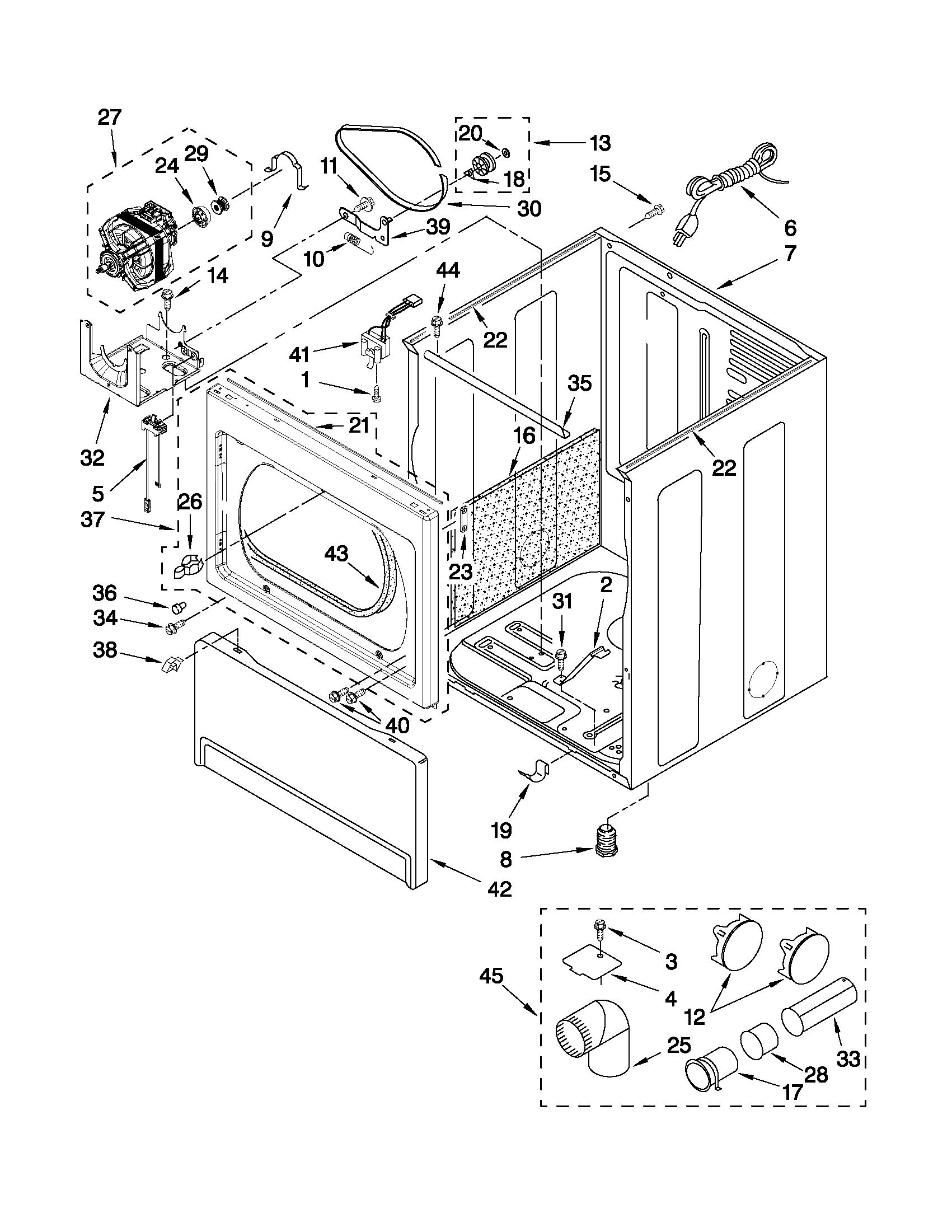 Maytag Model Mgdx700xw0 Residential Dryer Genuine Parts