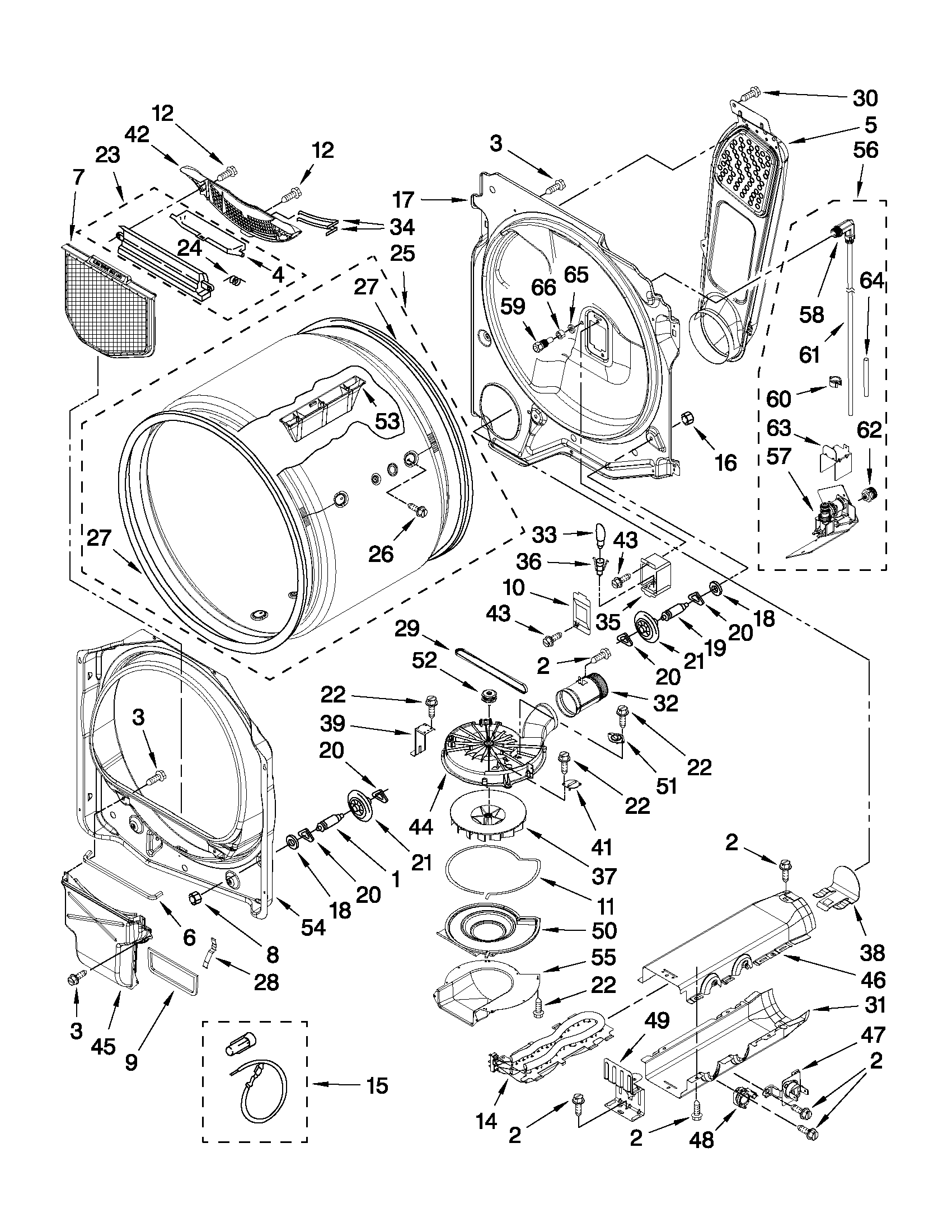 Maytag Model Medb850yw1 Residential Dryer Genuine Parts