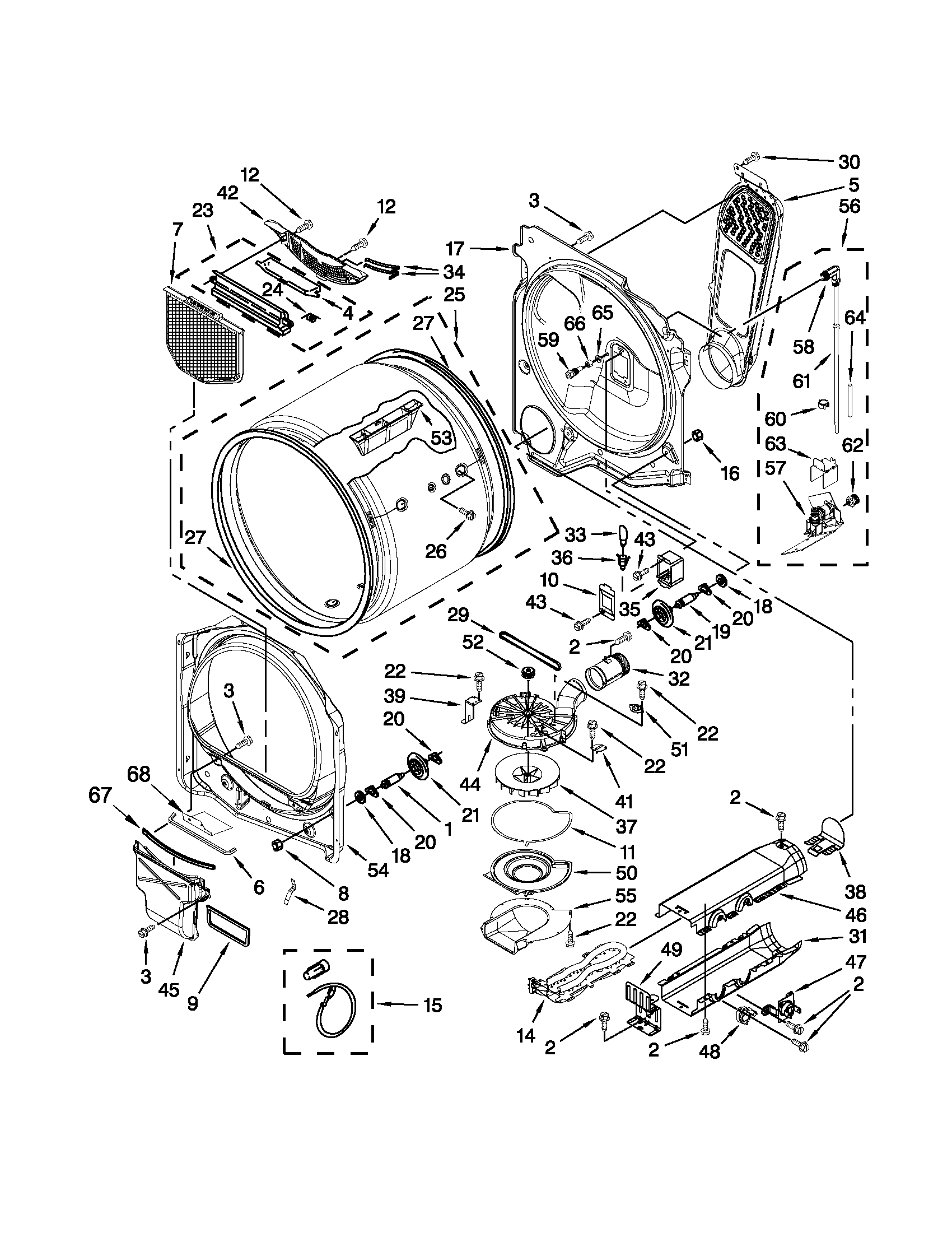 Maytag Model Medb850yg2 Residential Dryer Genuine Parts