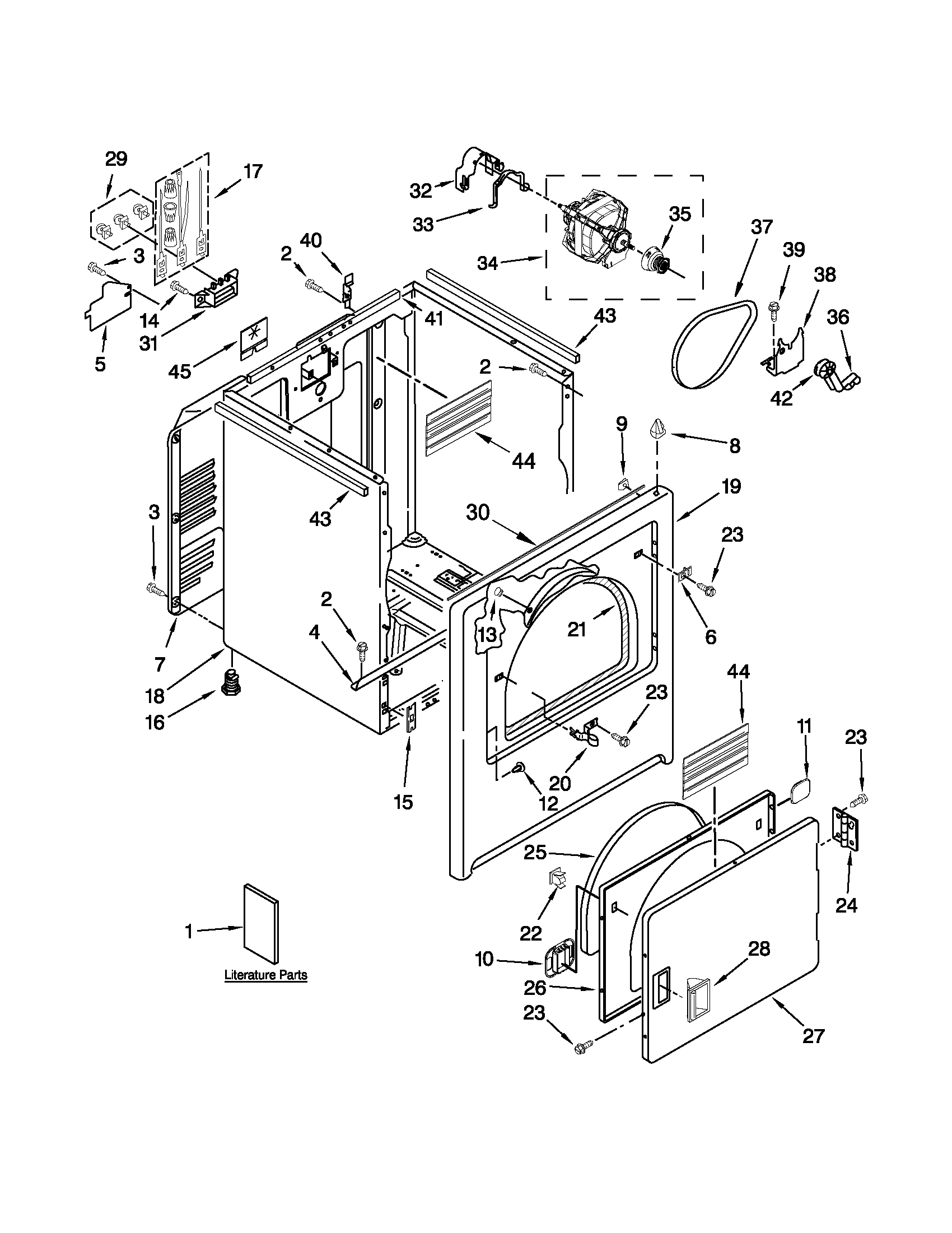 Maytag Centennial Dryer Parts Diagram