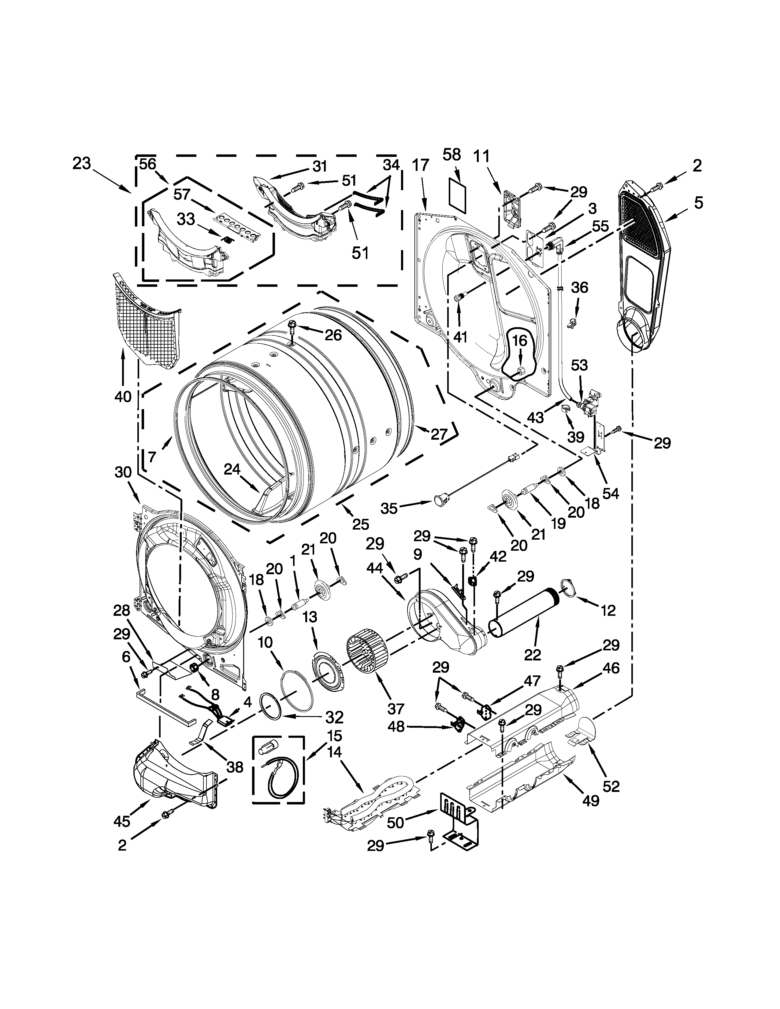 Maytag Model Med8200fc0 Residential Dryer Genuine Parts