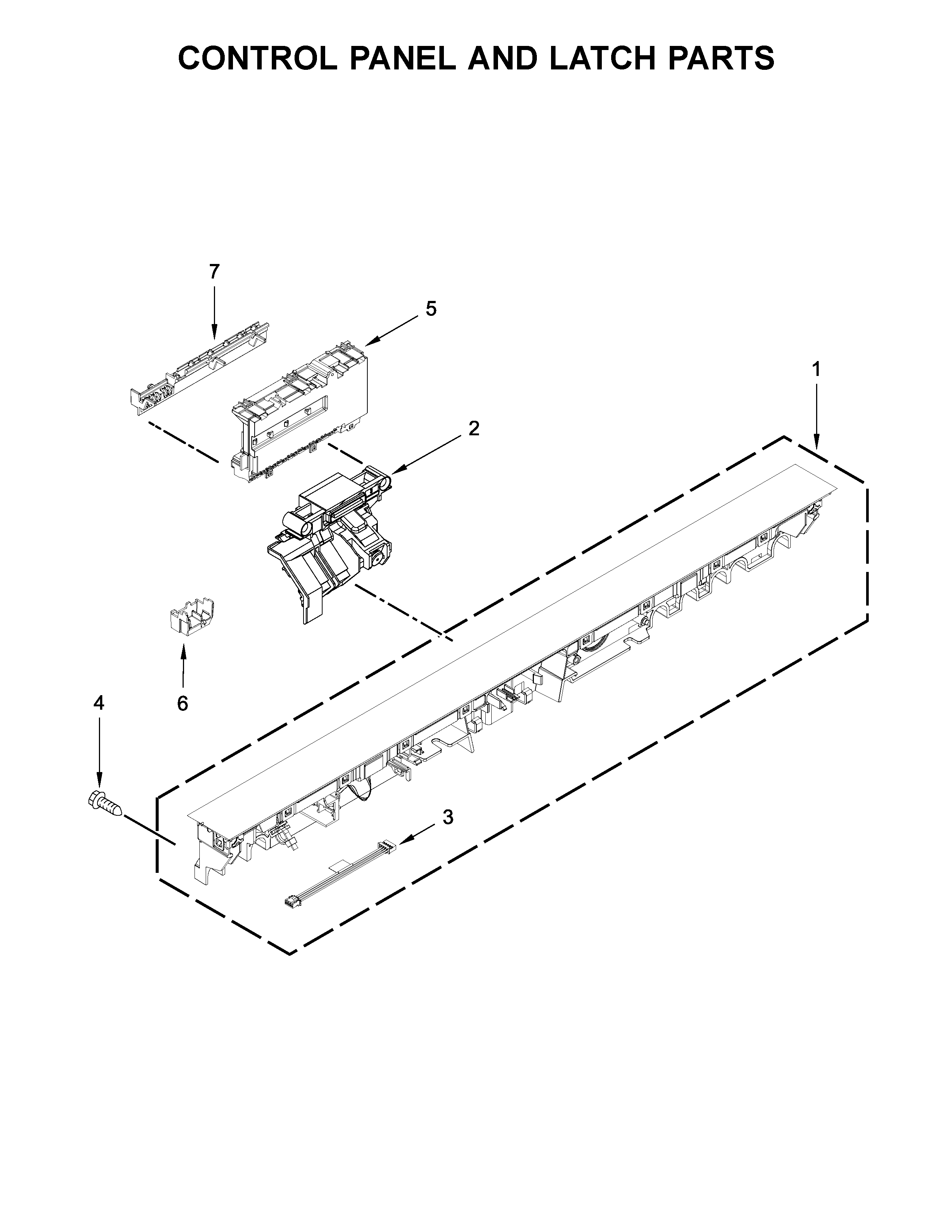 Kitchenaid model KDTM404ESS3 dishwasher genuine parts