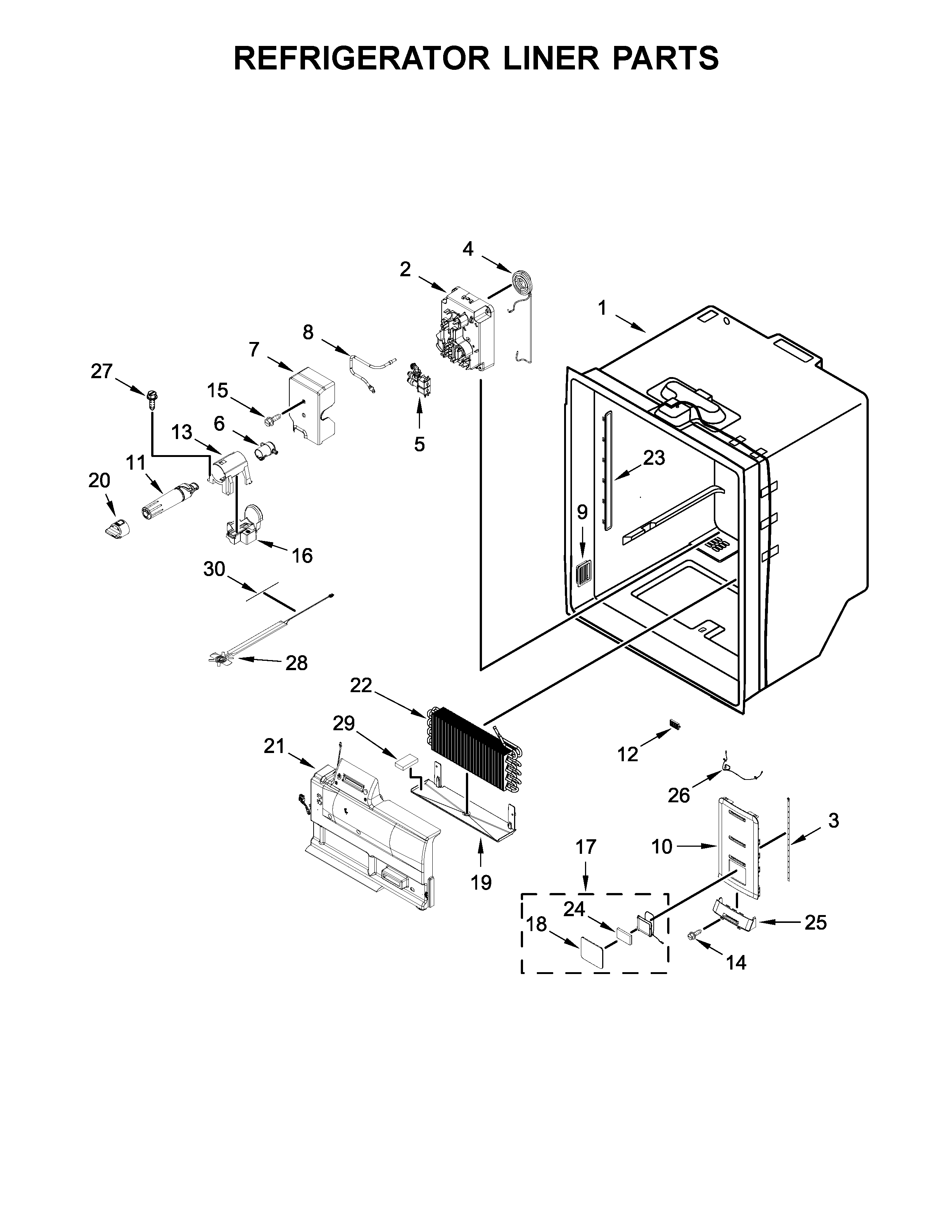 Kitchenaid model KRFC604FSS00 bottom-mount refrigerator ...