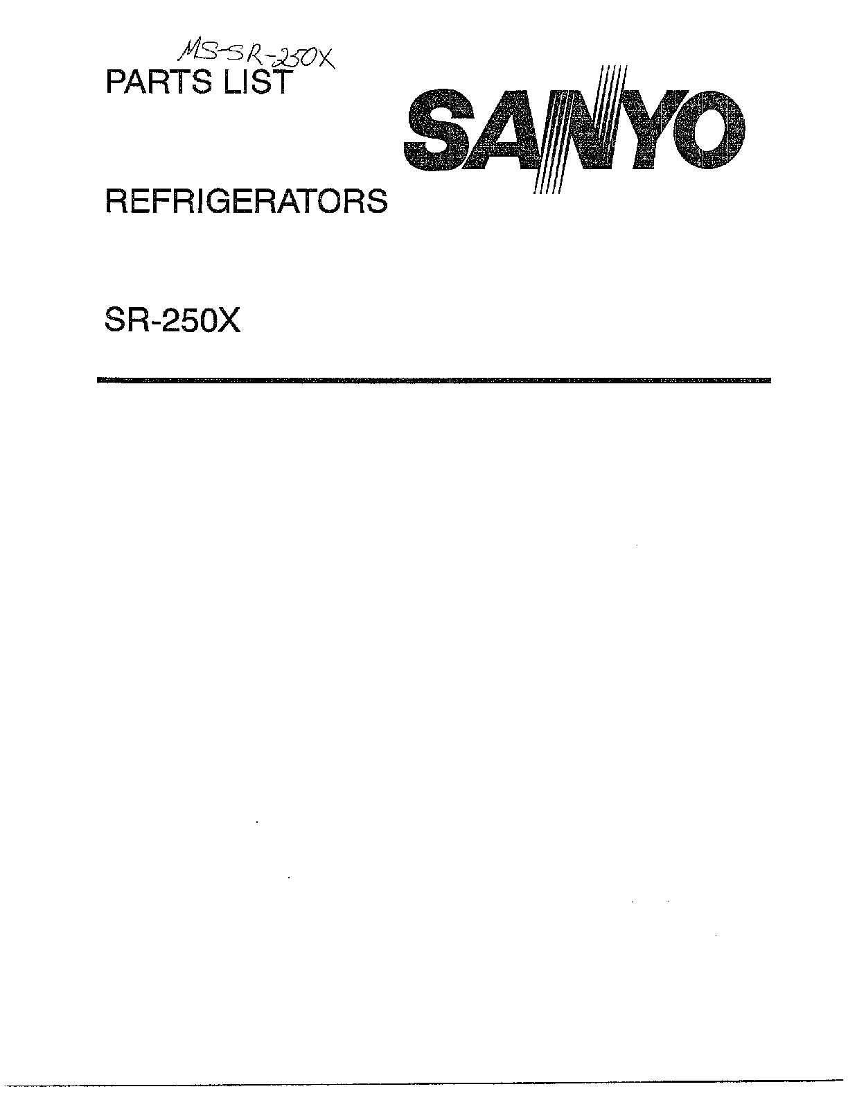 sanyo refrigerator wiring diagram wiring diagrams \u2022sanyo model ms sr 250x under counter refrigerator genuine parts rh searspartsdirect com whirlpool refrigerator wiring diagram frigidaire refrigerator wiring