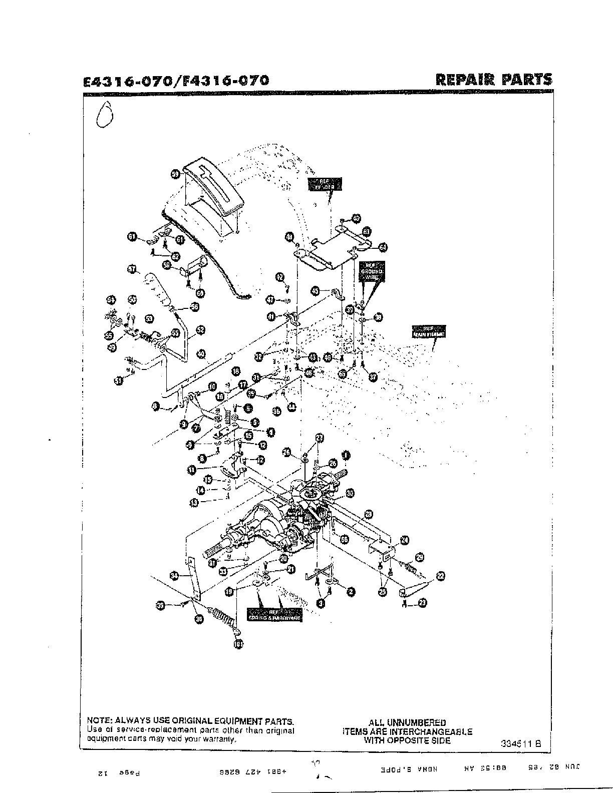 Noma Lawn Tractor Parts List
