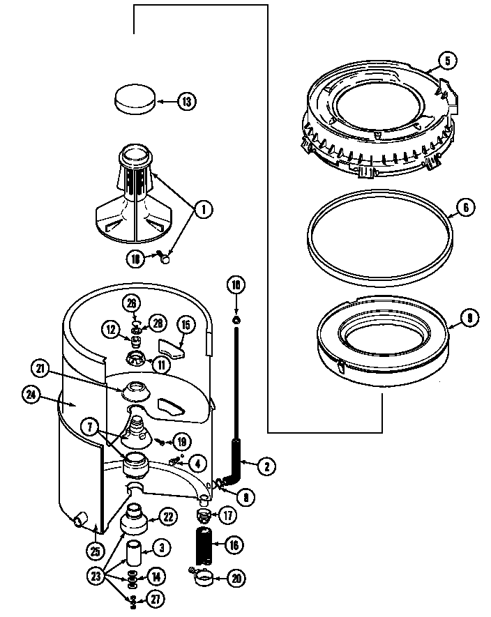 Maytag Model Lat4000aaw Residential Washers Genuine Parts