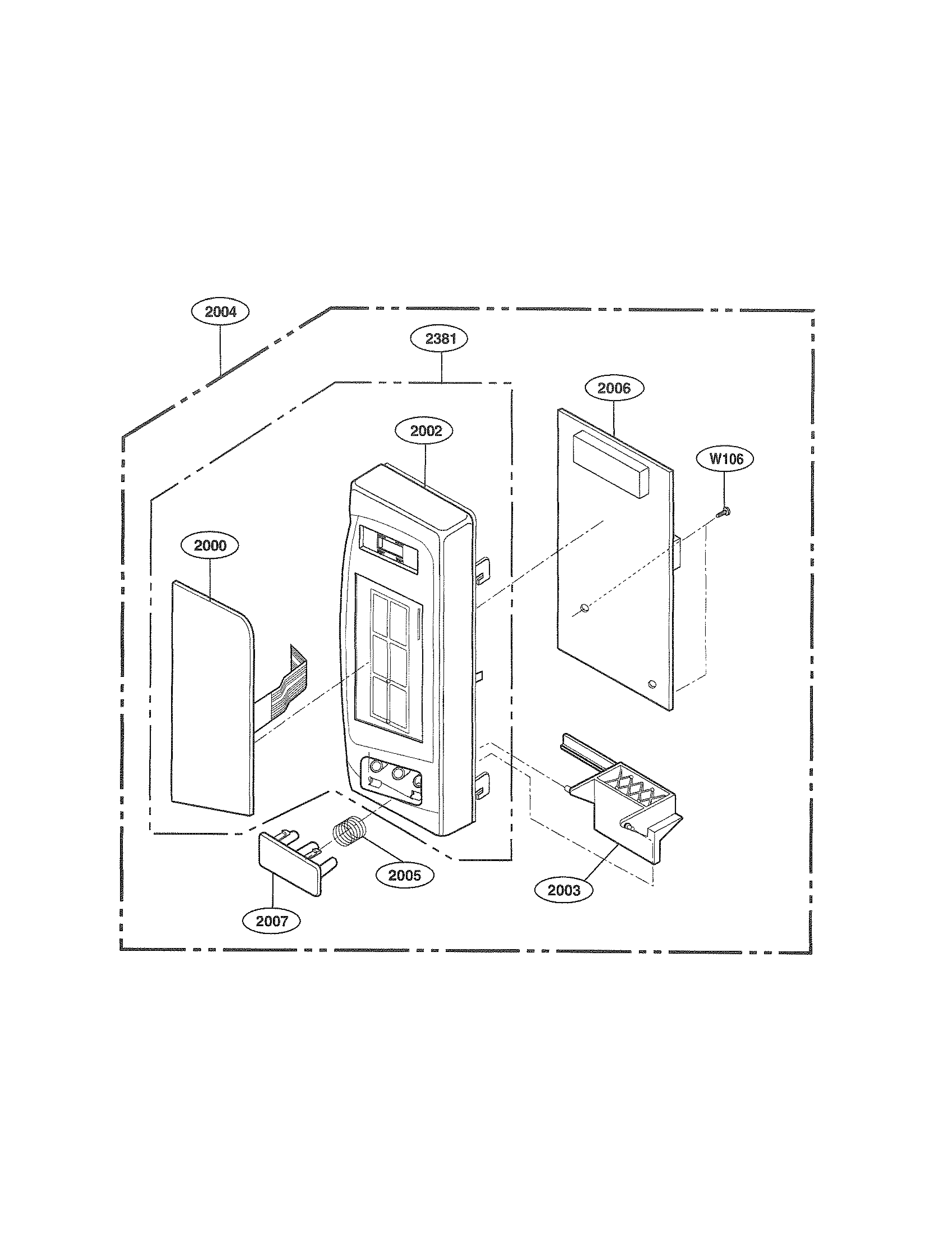 Galaxy Model 72165029400 Countertop Microwave Genuine Parts Controller Pa