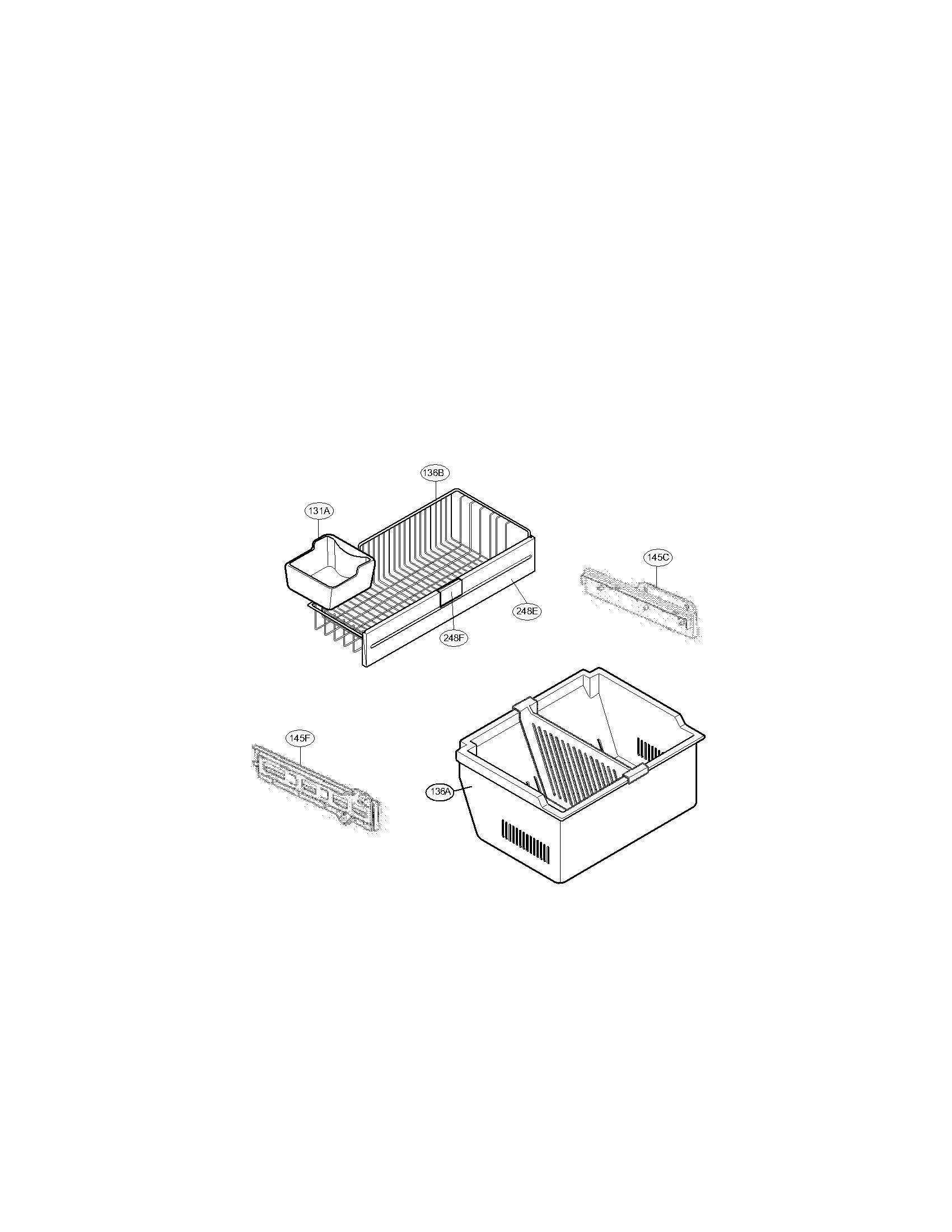 Lg model LFC23760SB/03 bottom-mount refrigerator genuine parts