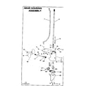 Craftsman 217585241 gear housing assembly diagram