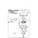 Craftsman 217585241 rewind starter assembly diagram