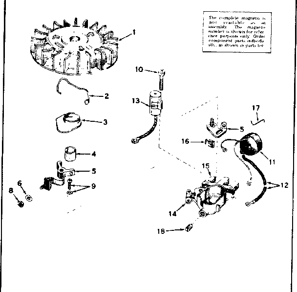 Craftsman 217585470 magneto assembly diagram