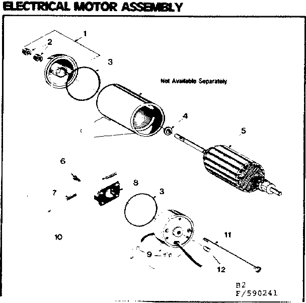Craftsman 217590292 electrical motor diagram