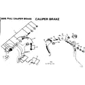 Sears 502456120 caliper brake diagram