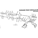 Sears 502456120 shimano rear derailleur diagram