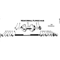 Sears 502456151 rear small flange hub diagram