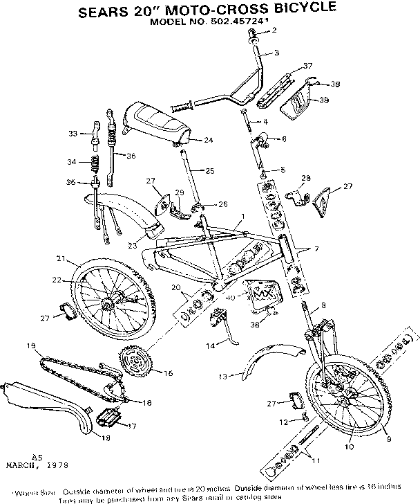 Sears 502457241 unit parts diagram