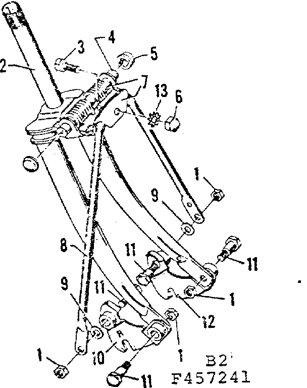 Sears 502457241 suspension diagram