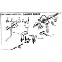 Sears 502472252 caliper brake diagram