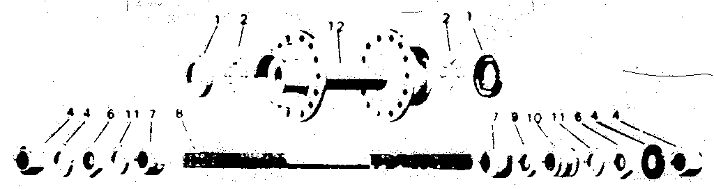 Sears 502474761 rear small flange hub diagram