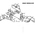 Sears 502472342 front derailleur diagram