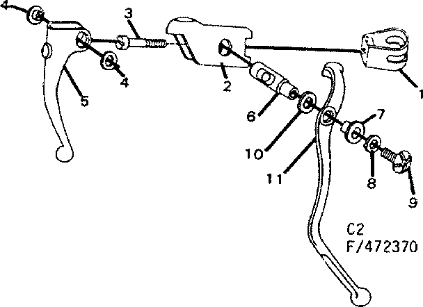 Sears 502472380 hand brake diagram
