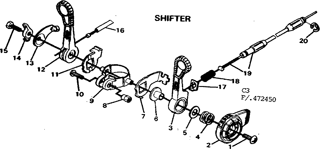 Sears 502472462 shifter diagram
