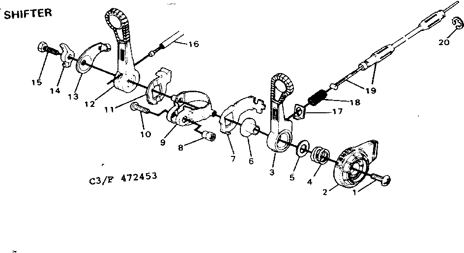 Sears 502472463 shifter diagram