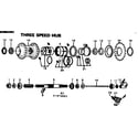 Sears 502472761 three speed hub diagram