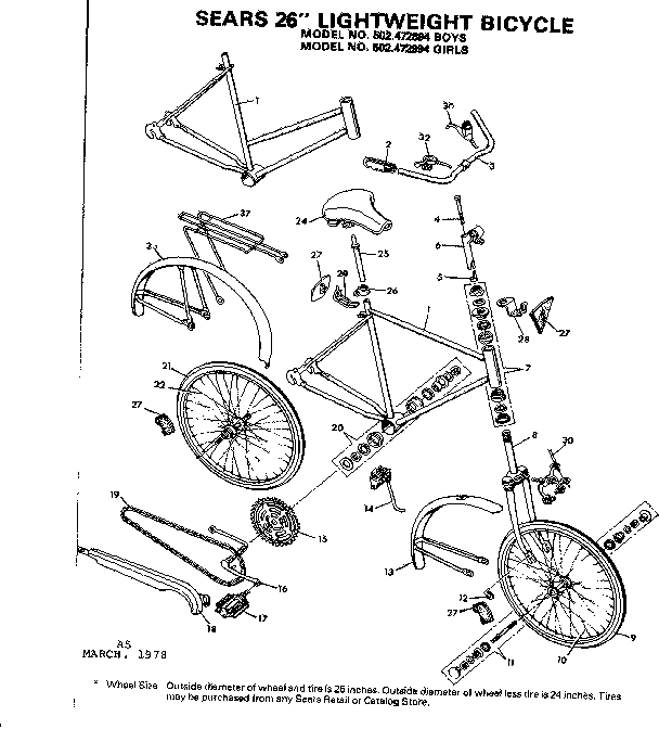 Sears 502472994 unit parts diagram