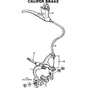 Sears 502472994 caliper brake diagram