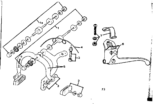 Sears 502474140 hand brake diagram