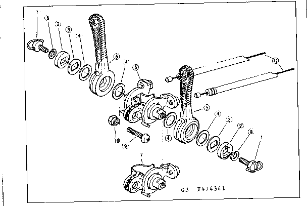 Sears 502474341 shifter diagram