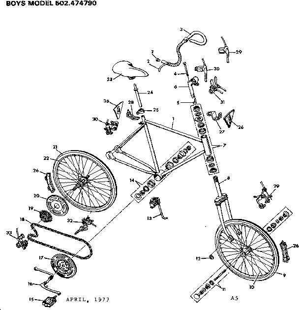 Sears 502474790 unit parts diagram