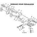 Sears 502474970 shimano rear derailleur diagram
