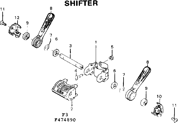 Sears 502474890 shifter diagram