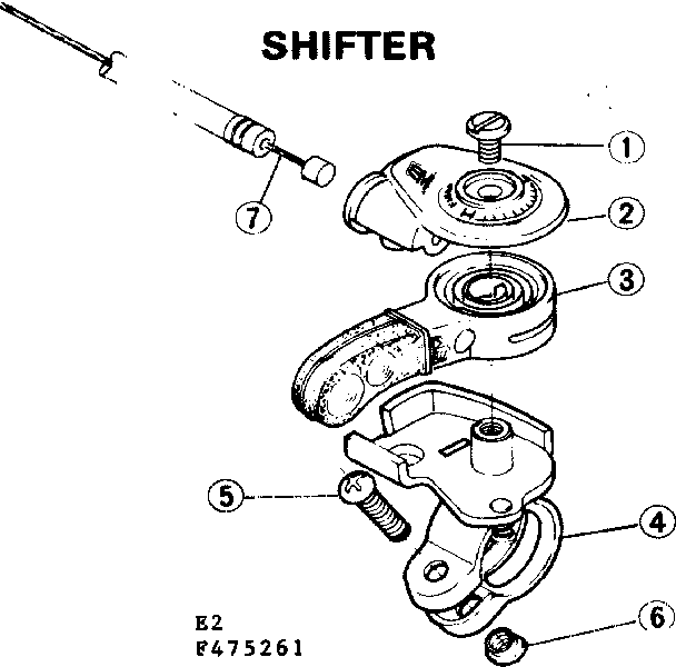Sears 502475261 shifter diagram