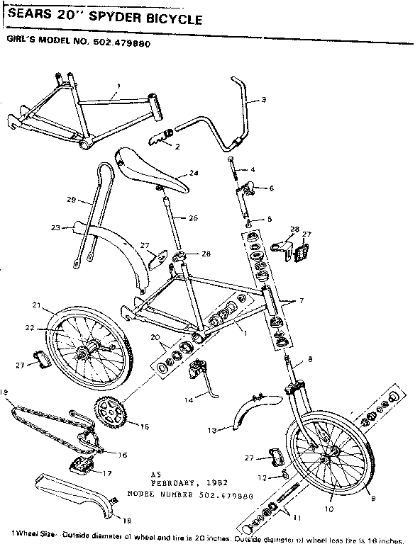 Sears 502479880 unit parts diagram