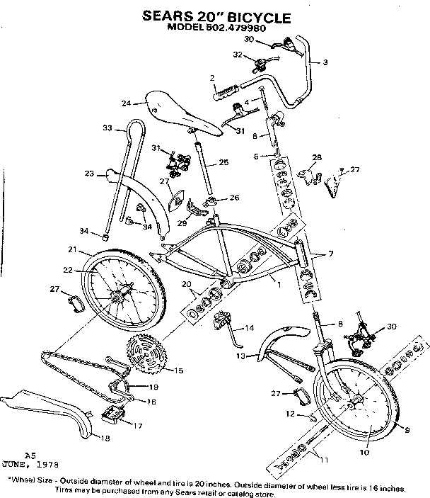 Sears 502479980 unit parts diagram