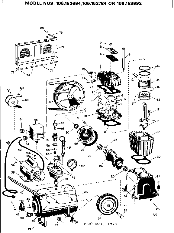 Craftsman 106153992 unit diagram