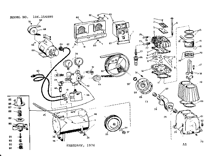 Craftsman 106154880 unit diagram