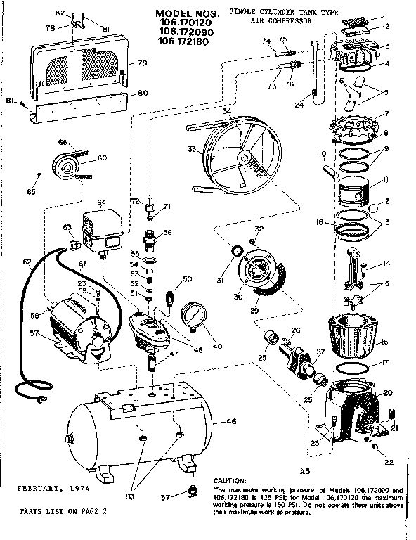 Craftsman 106172090 unit diagram