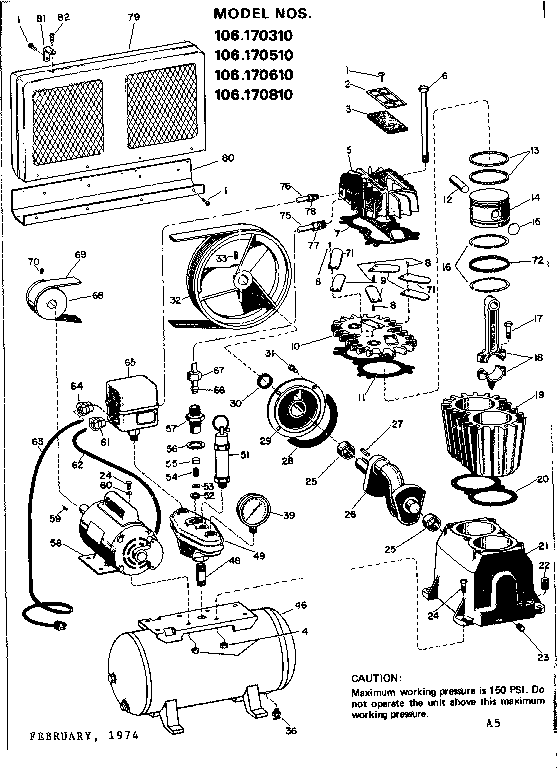Craftsman 106170510 unit diagram