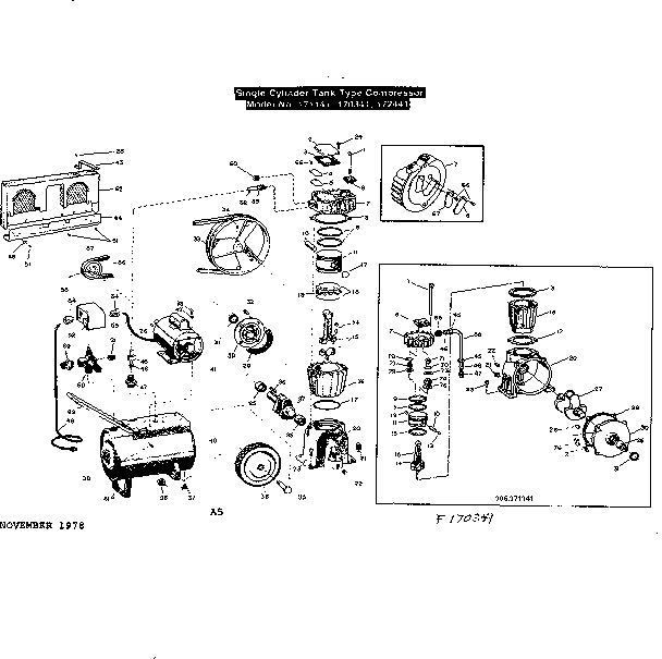Craftsman 106170341 repair parts diagram