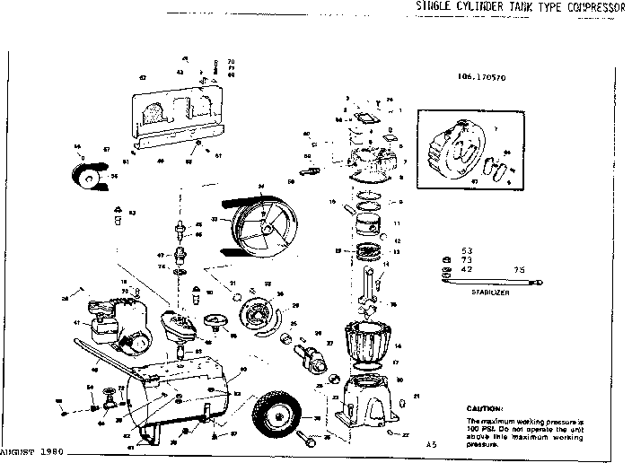 Craftsman 106170570 unit diagram