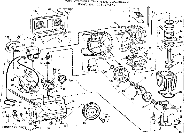 Craftsman 106174540 unit diagram