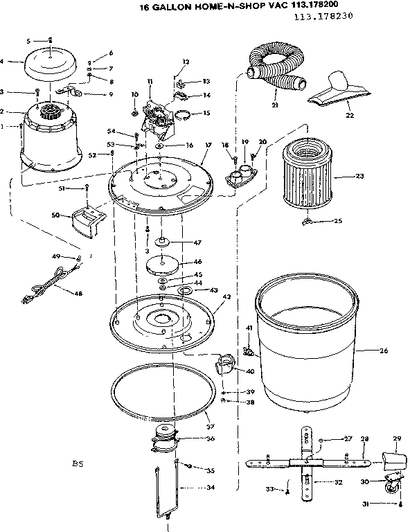Craftsman 113178200 unit diagram