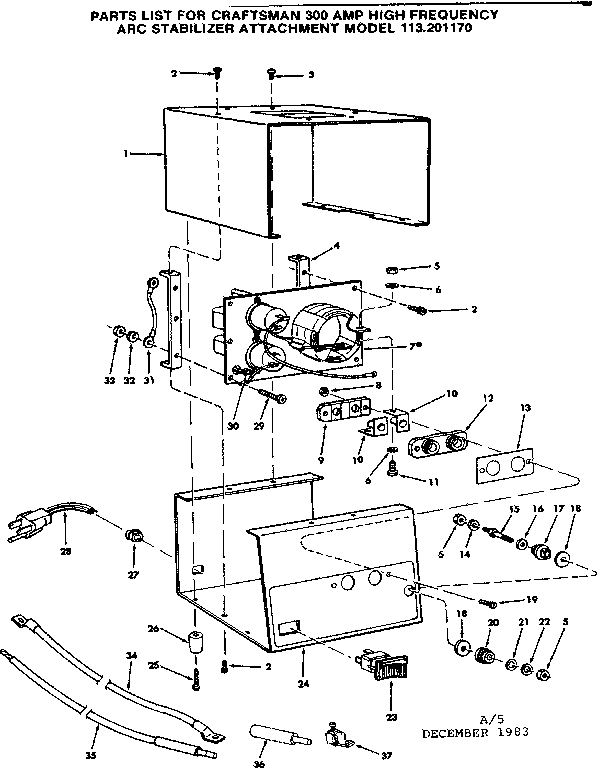 Craftsman 113201170 unit diagram