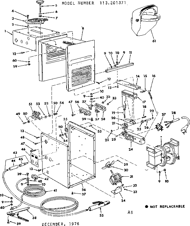 Craftsman 113201371 unit diagram