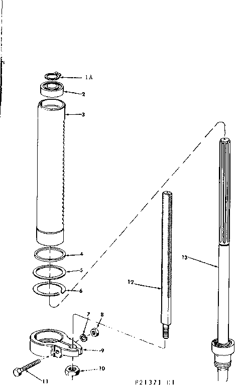Craftsman 11321371 2 inch drill press diagram