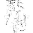 Craftsman 113225830 sander/legs and motor diagram